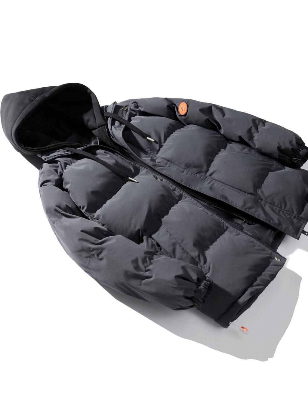 Men's Puffer Jacket - Hooded - Quilted Insulated Warmth - Full Zip Lightweight Outerwear