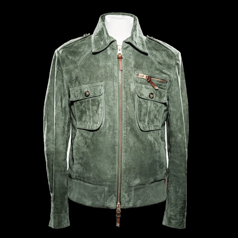 Men’s Full-Zip Jacket – Tailored Fit – Utility Pockets