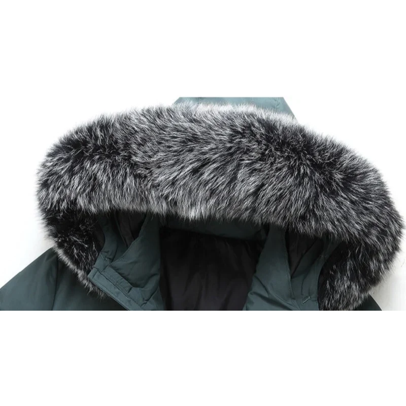 Men’s Parka Jacket – Structured Fit – Faux Fur Collar – Water-Resistant – Outdoor Wear