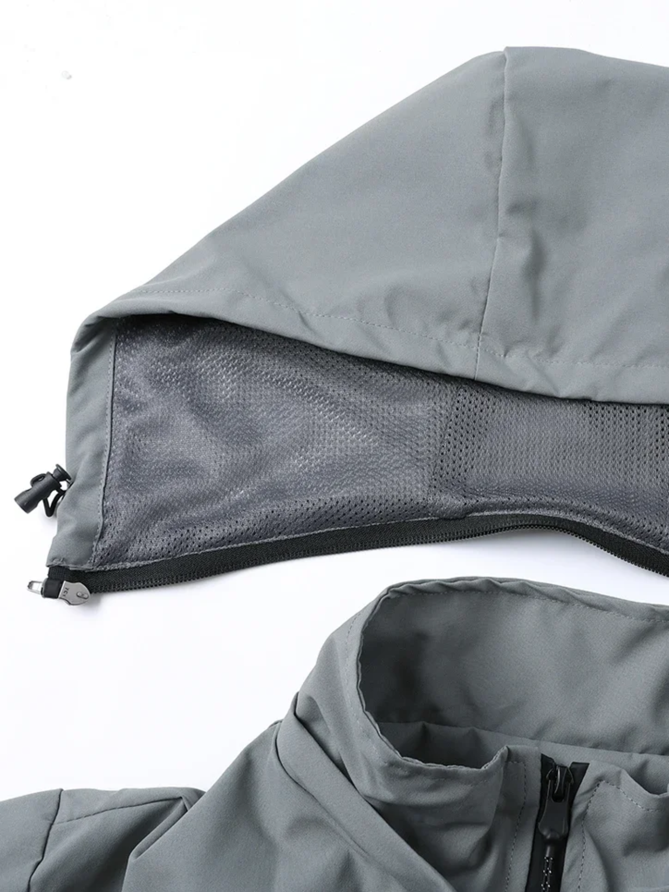Men’s Waterproof Coat – Regular Fit – Breathable Technical Fabric – Hooded Rain Protection