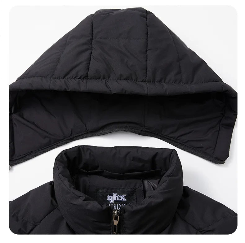 Men’s Quilted Jacket - Lightweight Insulated Outerwear - Zip Closure - Casual Everyday Wear