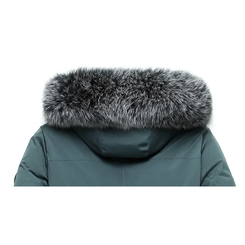 Men’s Parka Jacket – Structured Fit – Faux Fur Collar – Water-Resistant – Outdoor Wear