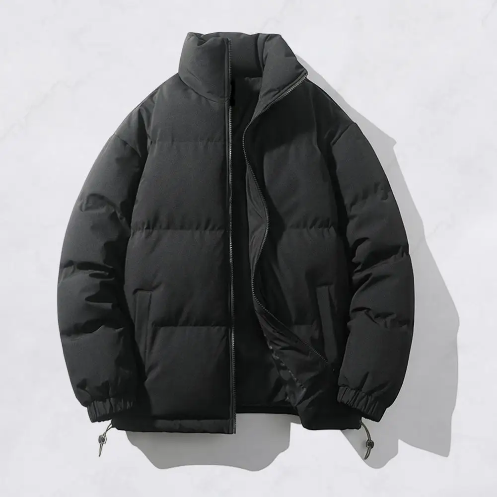 Men’s Puffer Jacket – Lightweight Quilted – Stand-Up Collar – Relaxed Fit Warm Layer