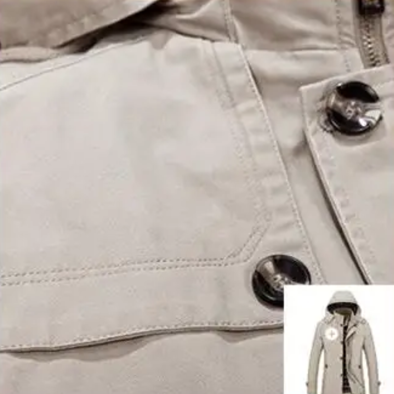 Men’s Parka Jacket – Tailored Fit – Water-Resistant – Hooded with Multiple Pockets