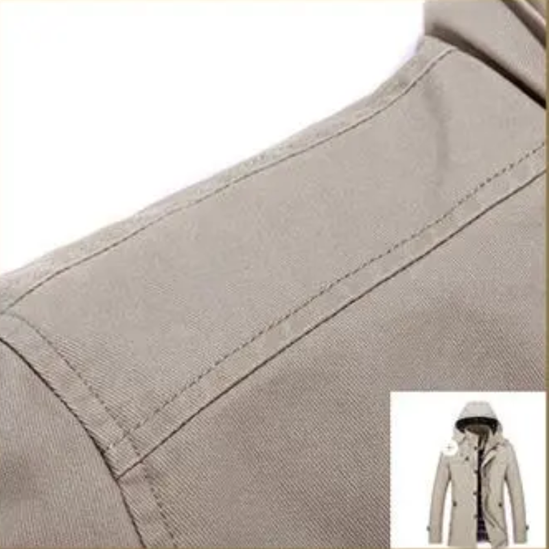 Men’s Parka Jacket – Tailored Fit – Water-Resistant – Hooded with Multiple Pockets