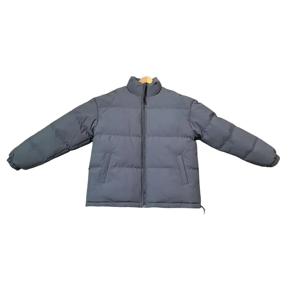 Men’s Puffer Jacket – Lightweight Quilted – Stand-Up Collar – Relaxed Fit Warm Layer