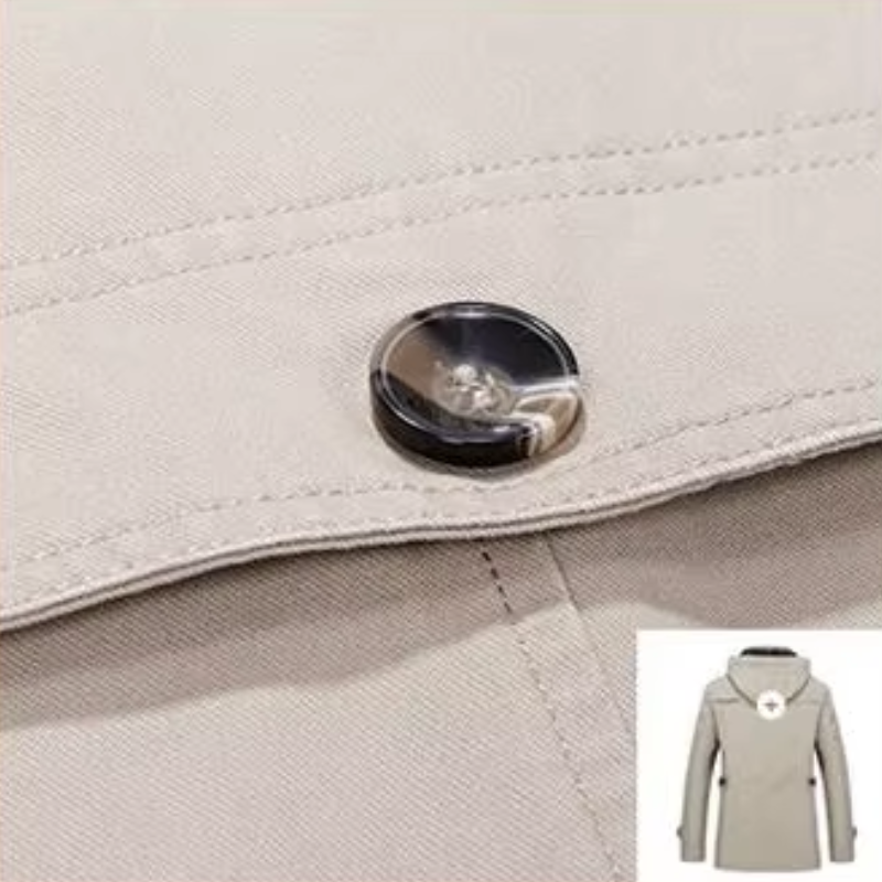 Men’s Parka Jacket – Tailored Fit – Water-Resistant – Hooded with Multiple Pockets