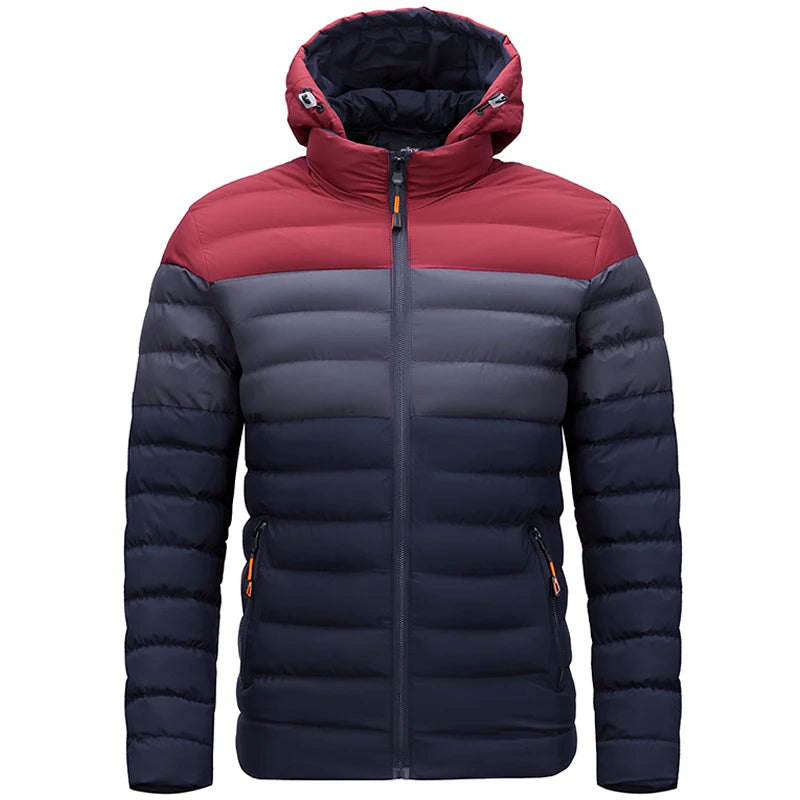 Men’s Quilted Jacket - Lightweight Insulated Outerwear - Zip Closure - Casual Everyday Wear