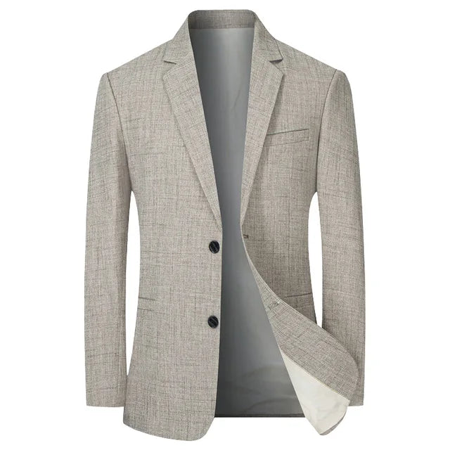 Men’s Tailored Coat – Slim Fit – Classic Notched Lapel – Two-Button Formal Style