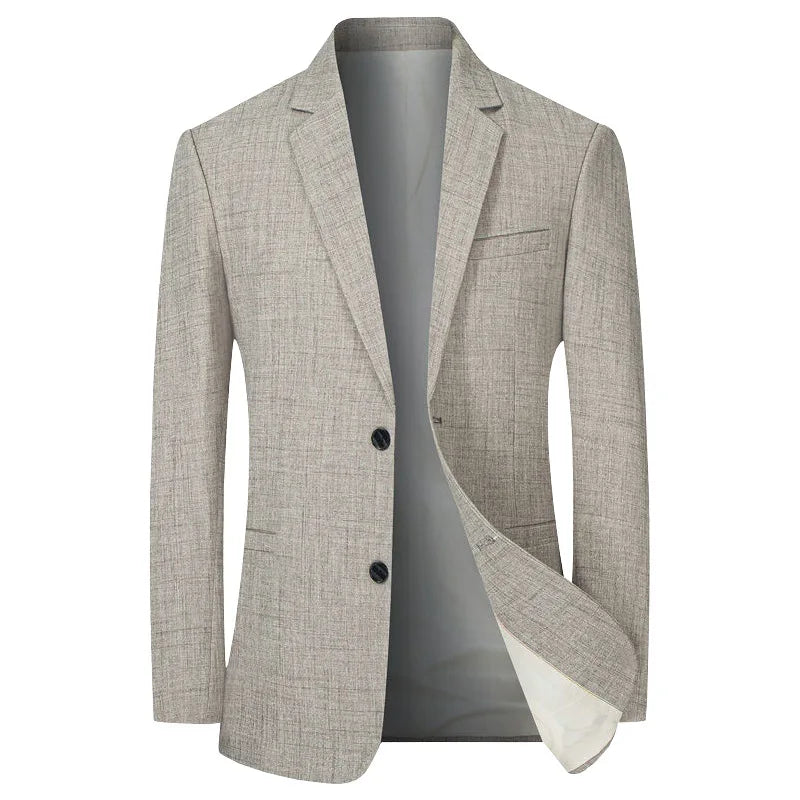 Men’s Tailored Coat – Slim Fit – Classic Notched Lapel – Two-Button Formal Style