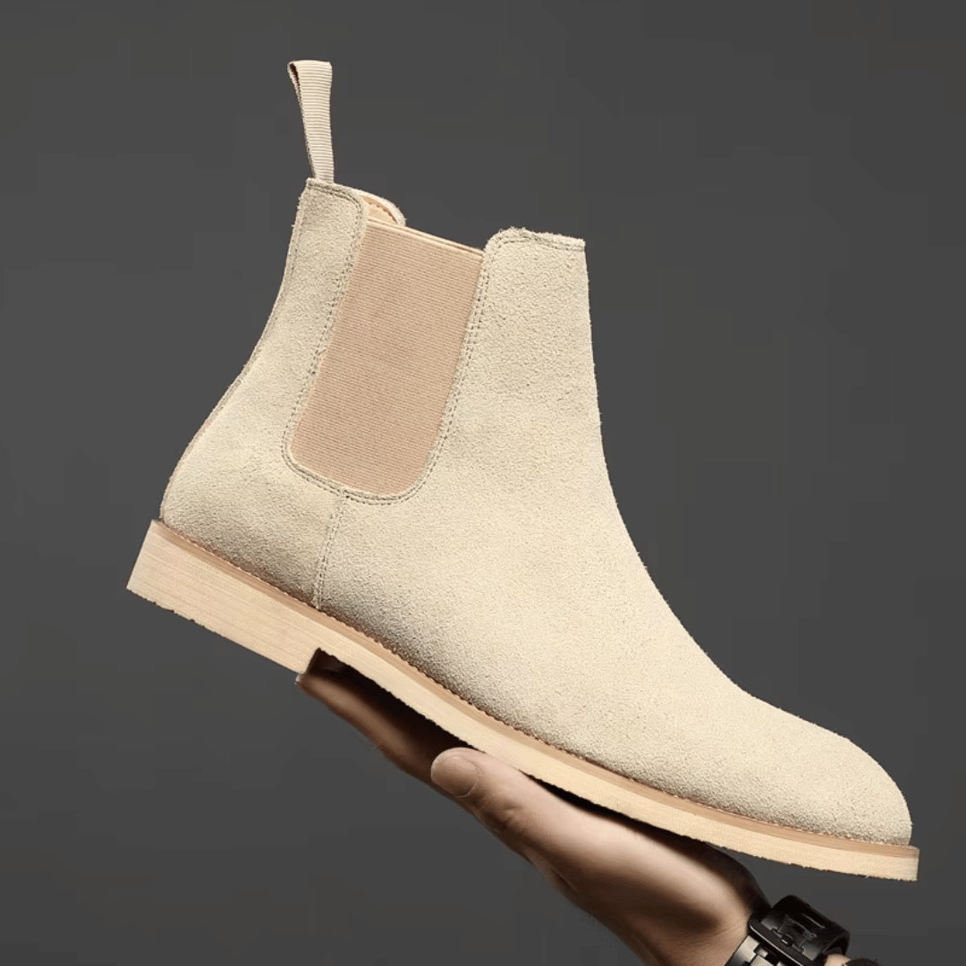 Men’s Chelsea Boots –  Slim Fit – Slip-On Ankle-Length Design