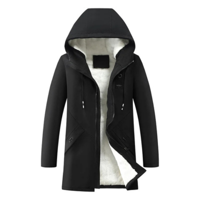 Men’s Parka Jacket – Regular Fit – Fleece Lined – Waterproof – Hooded – Casual Wear