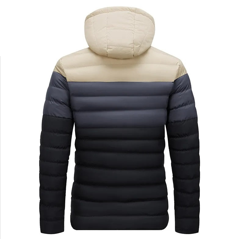 Men’s Quilted Jacket - Lightweight Insulated Outerwear - Zip Closure - Casual Everyday Wear