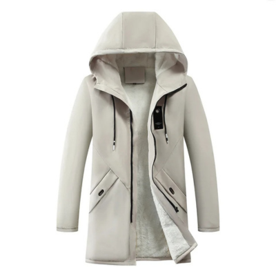 Men’s Parka Jacket – Regular Fit – Fleece Lined – Waterproof – Hooded – Casual Wear