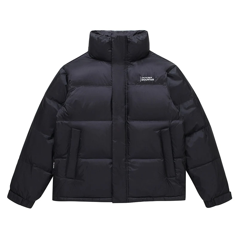 Men’s Puffer Jacket – Quilted Insulated – Glossy Finish – Structured Fit