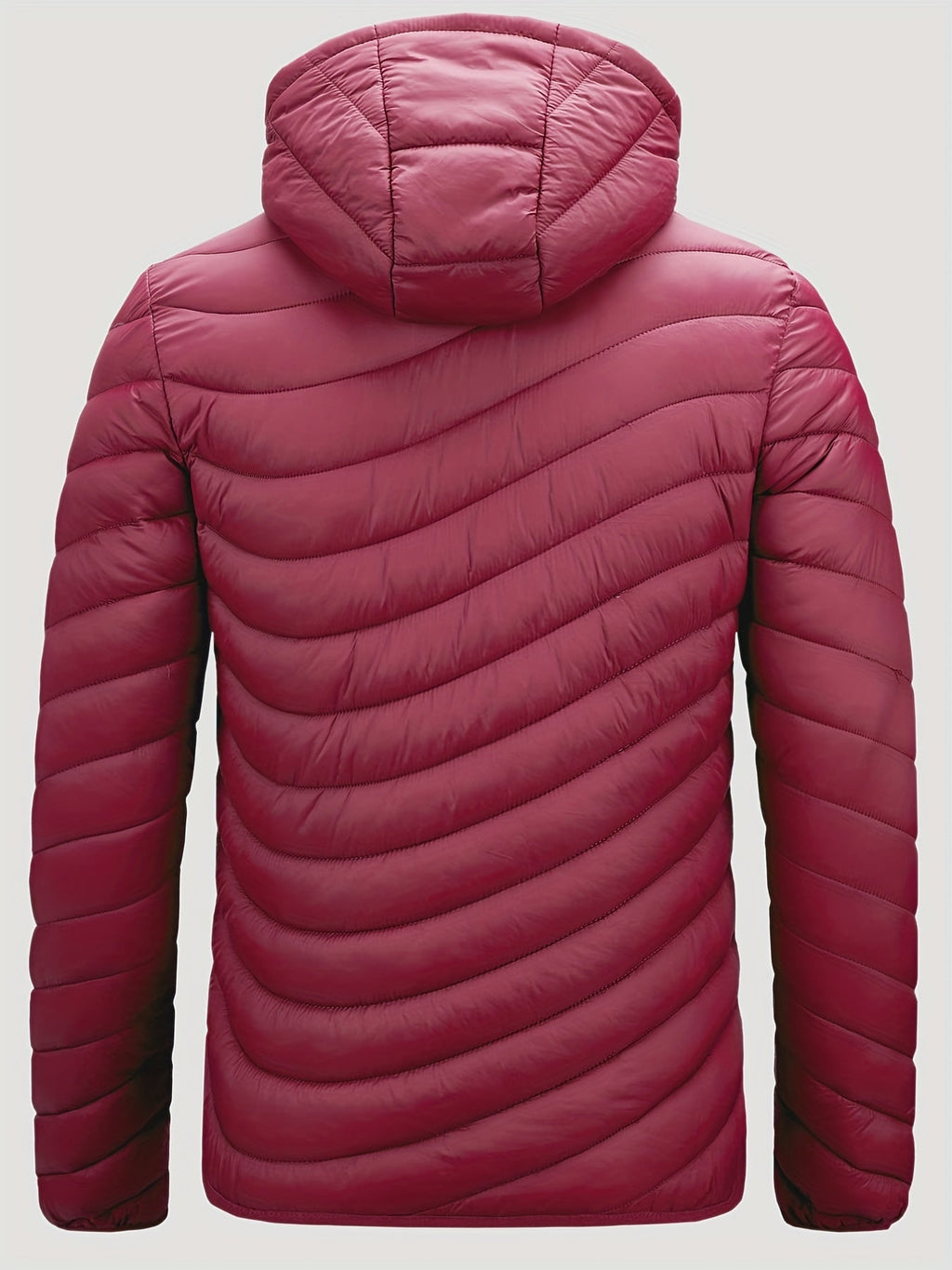 Men’s Puffer Jacket - Thick Insulated Warmth - Water-Resistant - Full Zip Hooded Outerwear