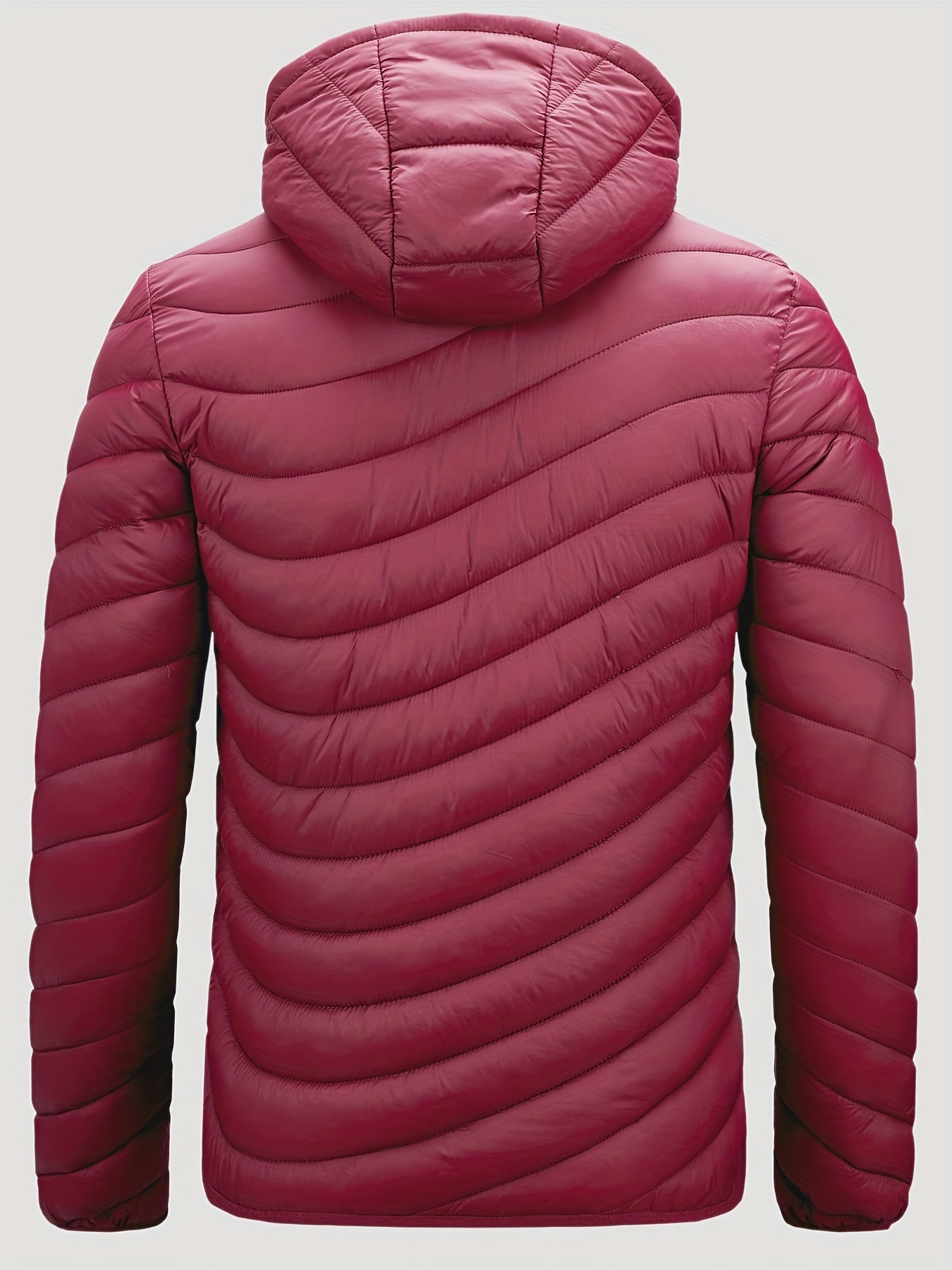 Men’s Puffer Jacket - Thick Insulated Warmth - Water-Resistant - Full Zip Hooded Outerwear