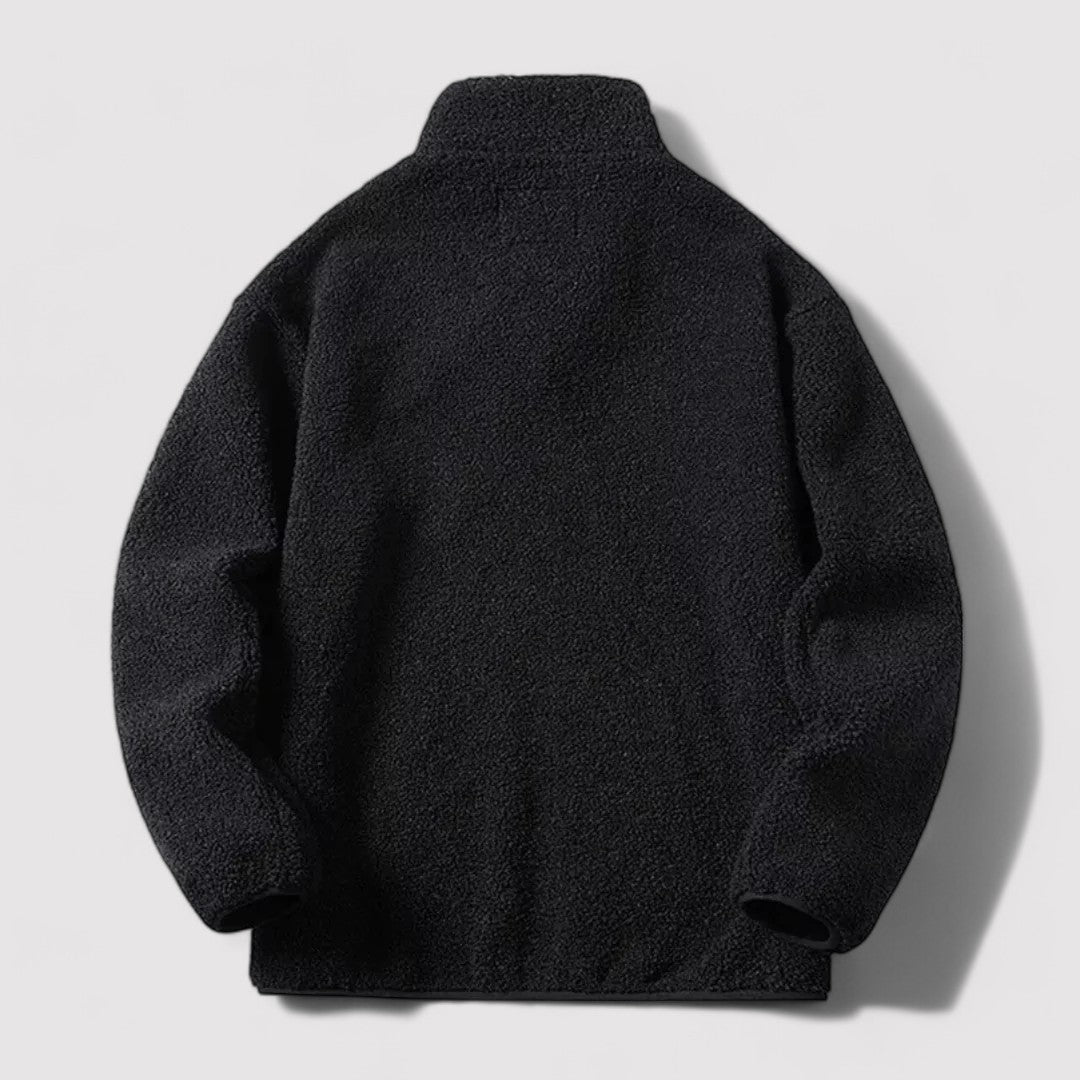Thickened lamb fleece jacket for men