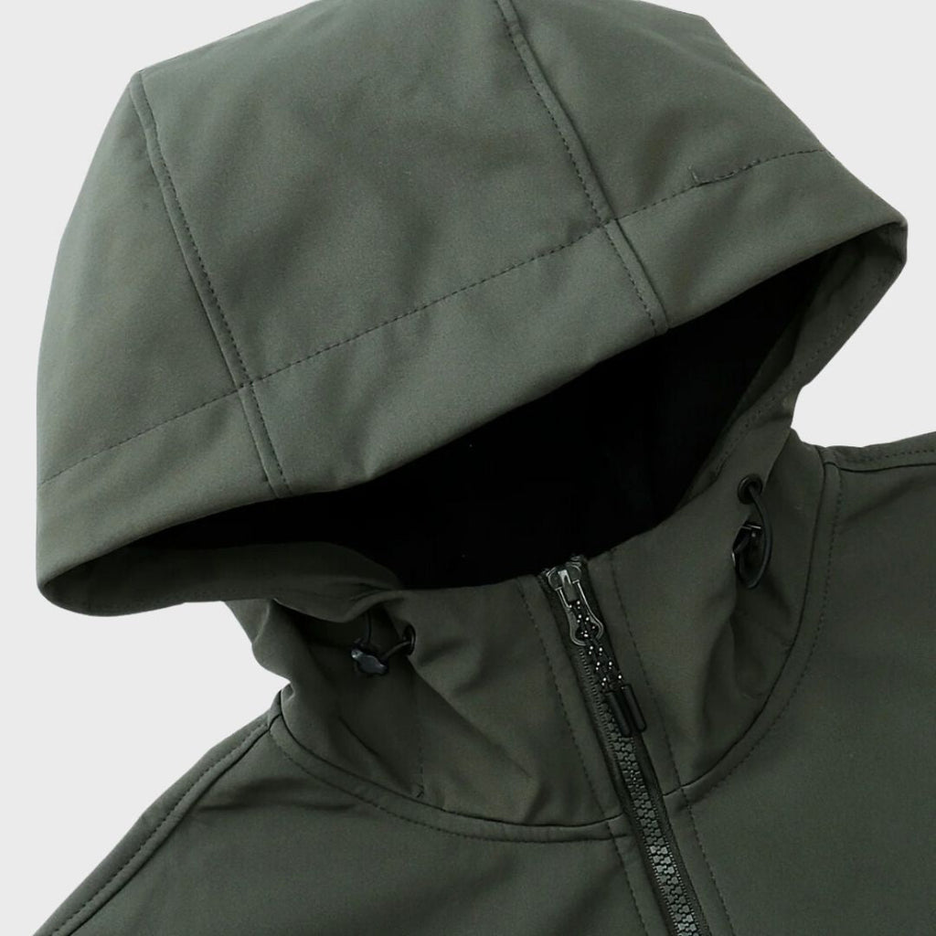 Men’s Waterproof Jacket – Hooded – Zip Pockets – Regular Fit – Wind Resistant