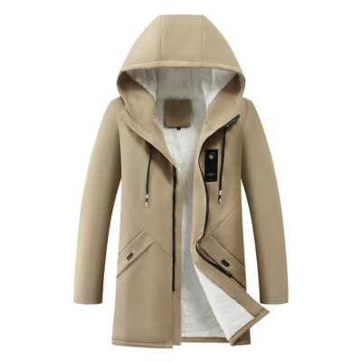 Men’s Parka Jacket – Regular Fit – Fleece Lined – Waterproof – Hooded – Casual Wear