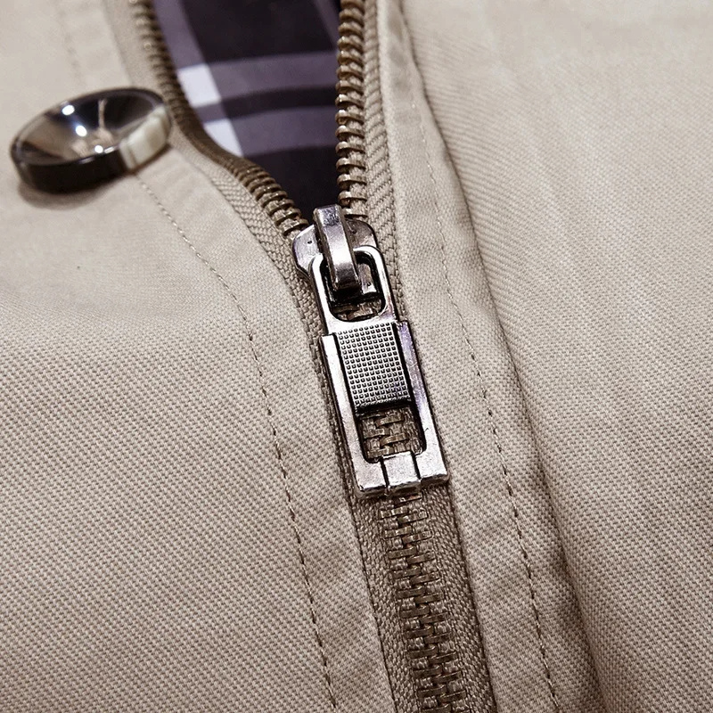 Men’s Parka Jacket – Tailored Fit – Water-Resistant – Hooded with Multiple Pockets