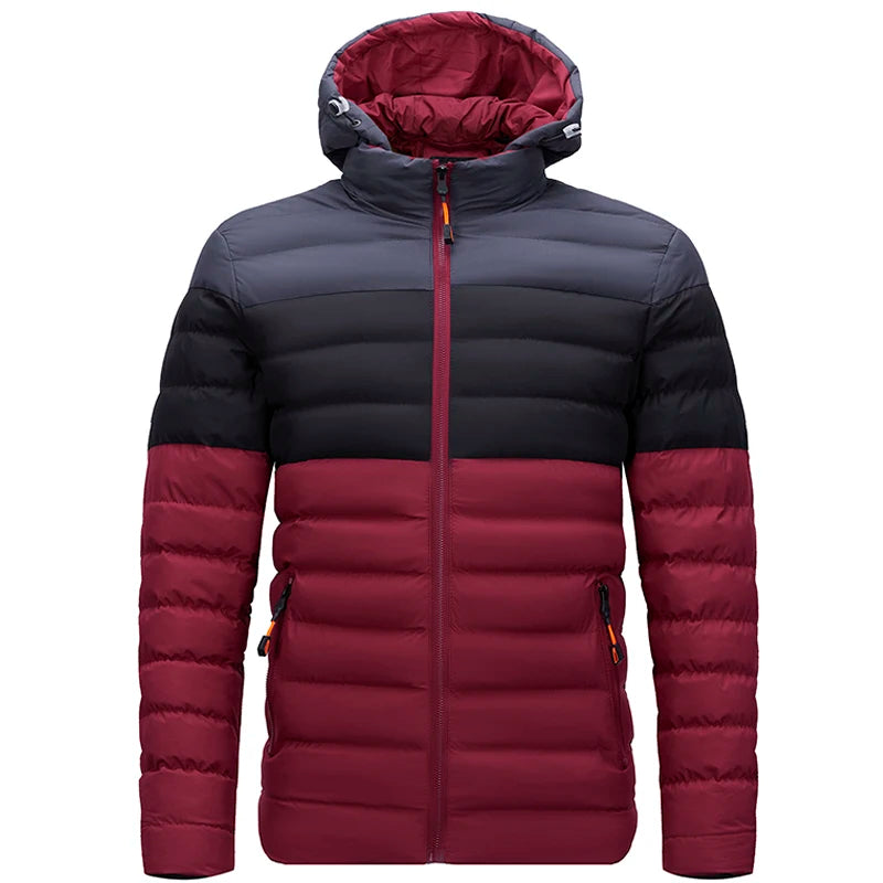 Men’s Quilted Jacket - Lightweight Insulated Outerwear - Zip Closure - Casual Everyday Wear