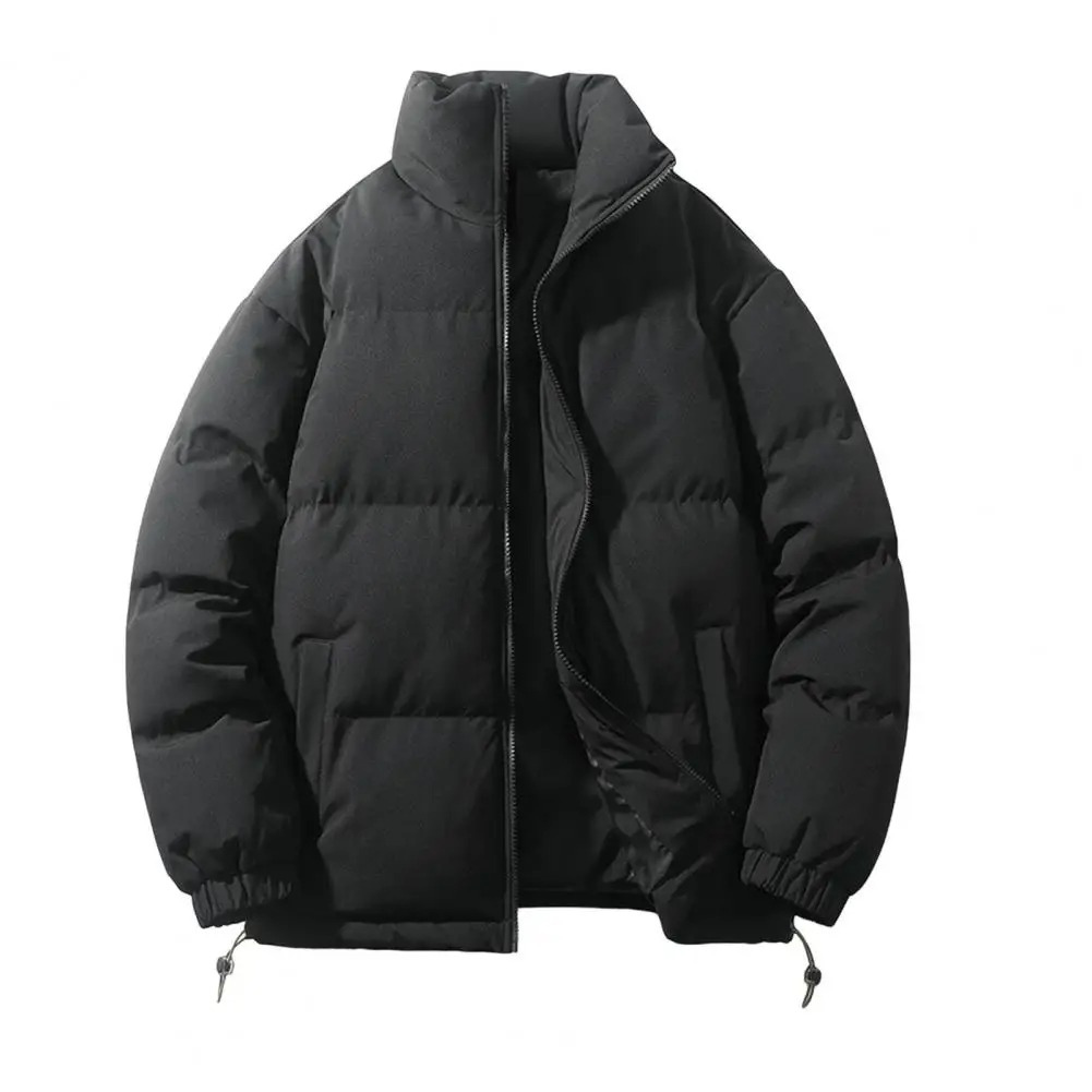 Men’s Puffer Jacket – Lightweight Quilted – Stand-Up Collar – Relaxed Fit Warm Layer