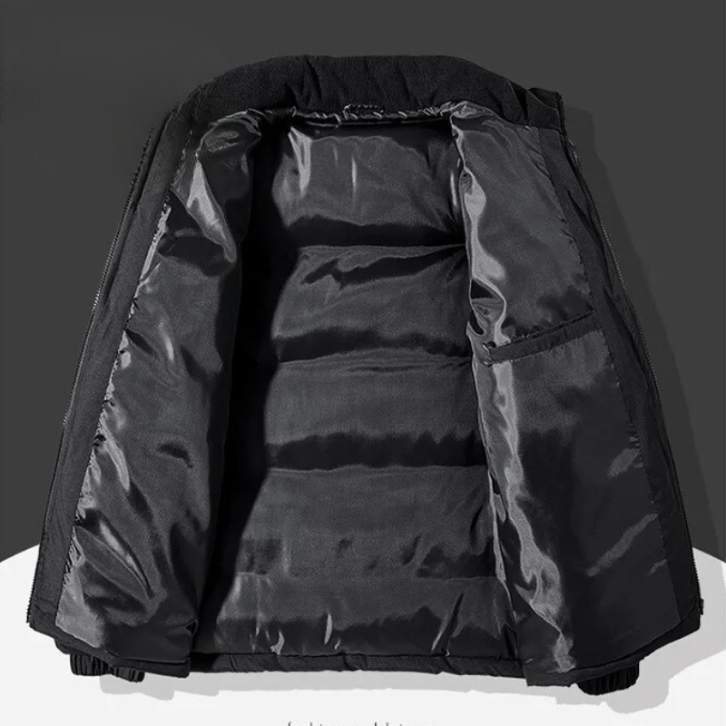 Men’s Puffer Jacket – Lightweight Insulated – Relaxed Fit – Water-Resistant Warm Outerwear