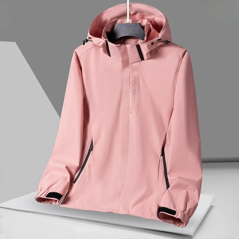 Men’s Raincoat – Regular Fit – Lightweight Waterproof – High Collar – Hip Length