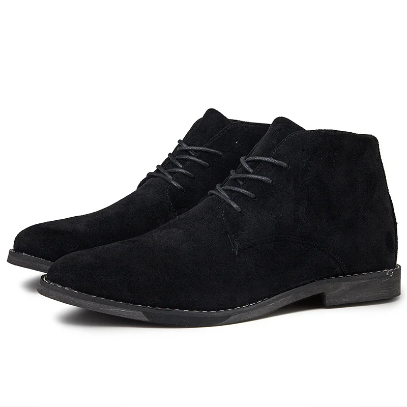 Men’s Chukka Boots – Ankle-High – Sleek Fit – Elegant Minimalist Design