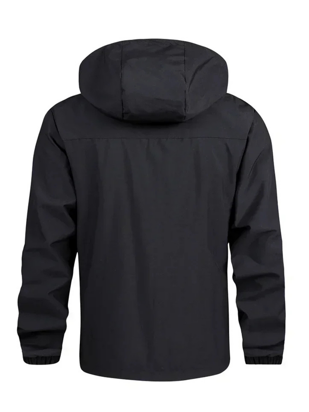 Men’s Waterproof Coat – Regular Fit – Breathable Technical Fabric – Hooded Rain Protection
