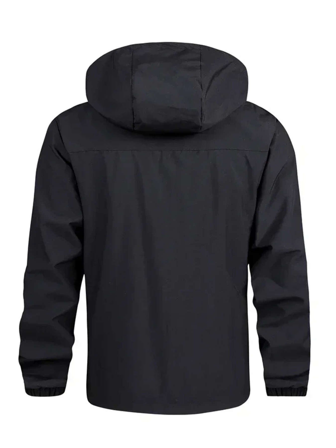 Men’s Waterproof Coat – Regular Fit – Breathable Technical Fabric – Hooded Rain Protection