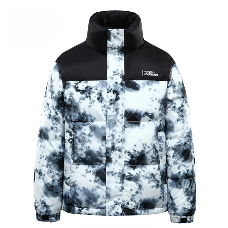 Men’s Puffer Jacket – Quilted Insulated – Glossy Finish – Structured Fit