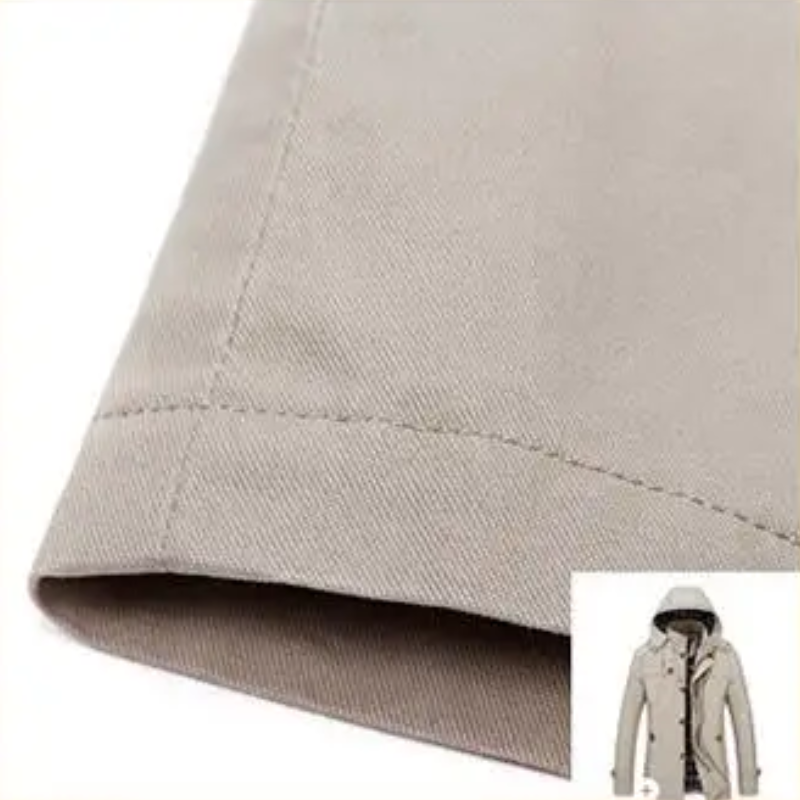 Men’s Parka Jacket – Tailored Fit – Water-Resistant – Hooded with Multiple Pockets
