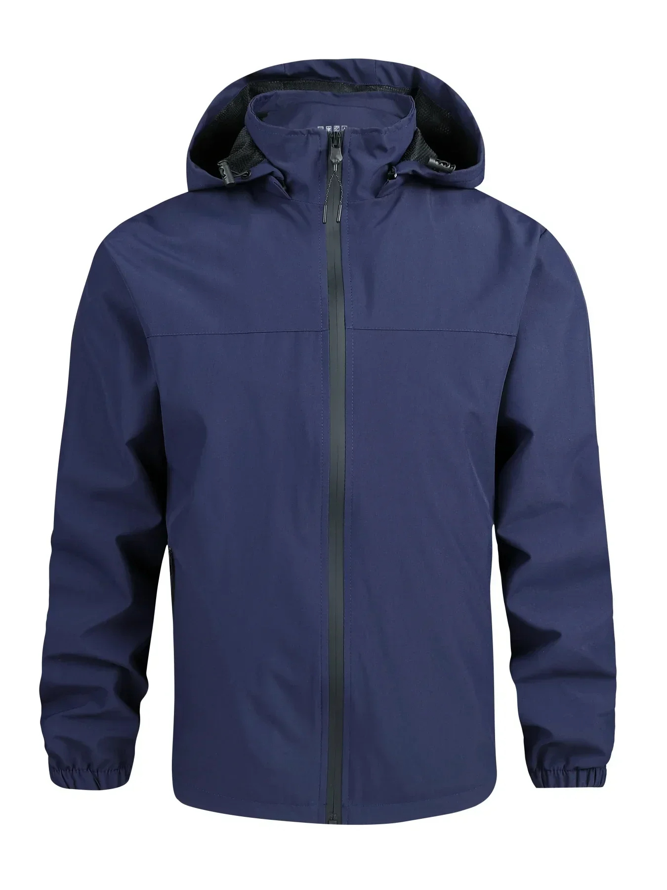 Men’s Waterproof Coat – Regular Fit – Breathable Technical Fabric – Hooded Rain Protection