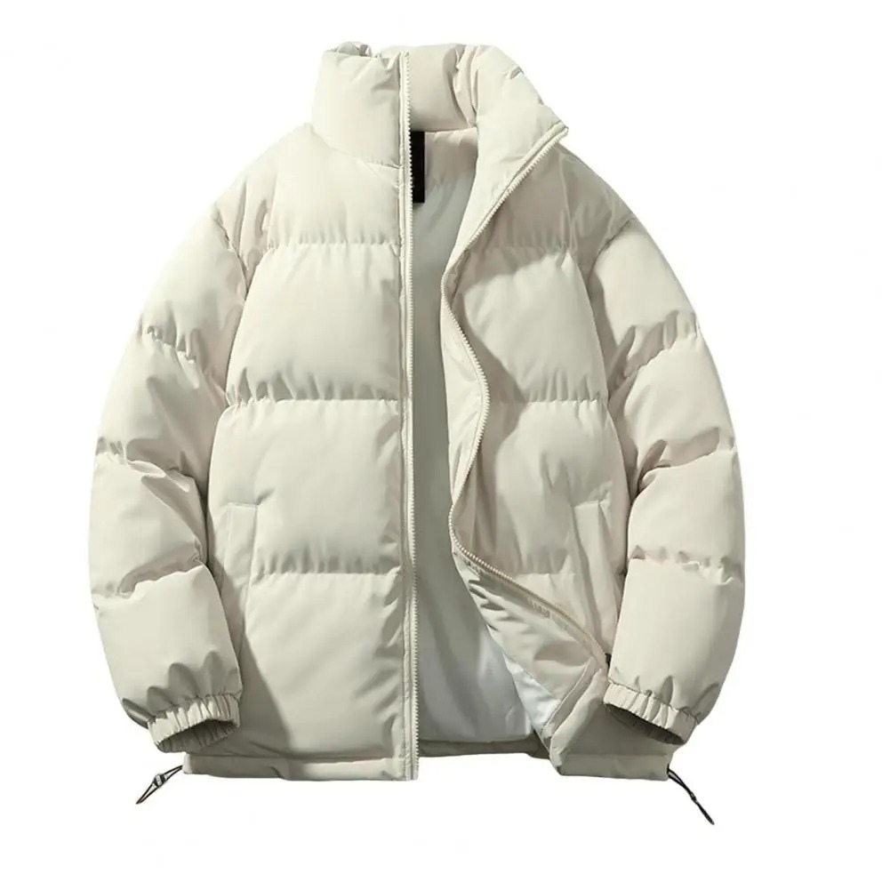 Men’s Puffer Jacket – Lightweight Quilted – Stand-Up Collar – Relaxed Fit Warm Layer