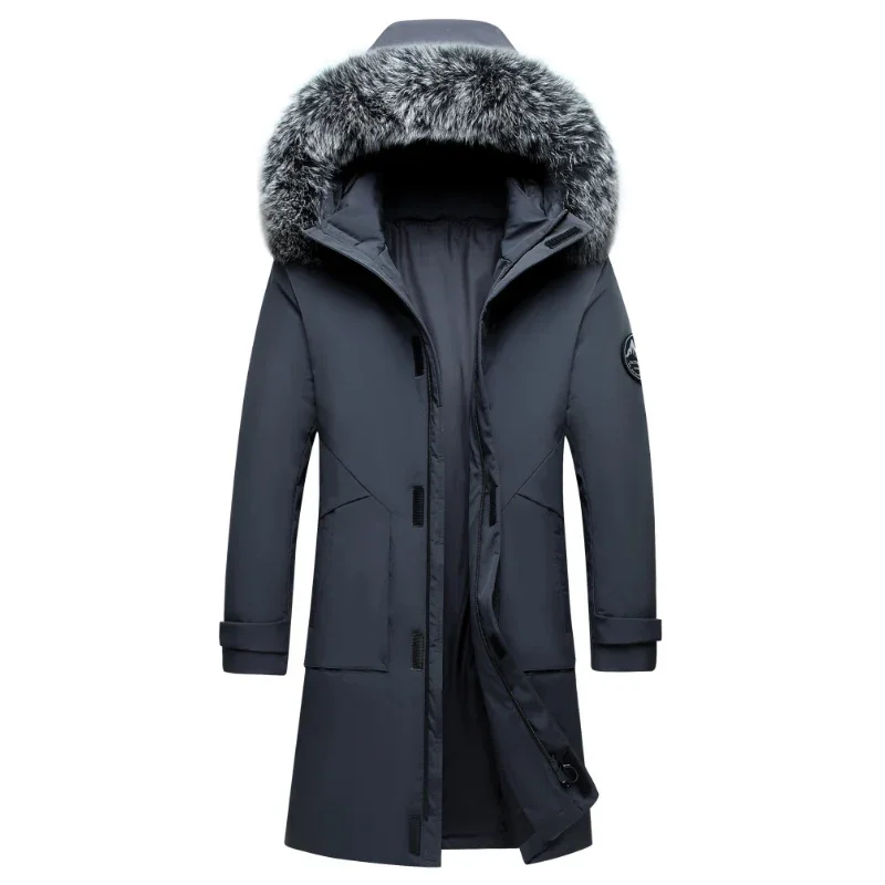 Men’s Parka Jacket – Structured Fit – Faux Fur Collar – Water-Resistant – Outdoor Wear