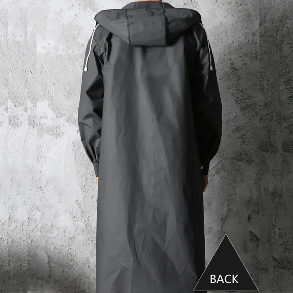 Men’s Hooded Coat – Waterproof – Oversized Fit – Long Length – Outdoor Casual Wear