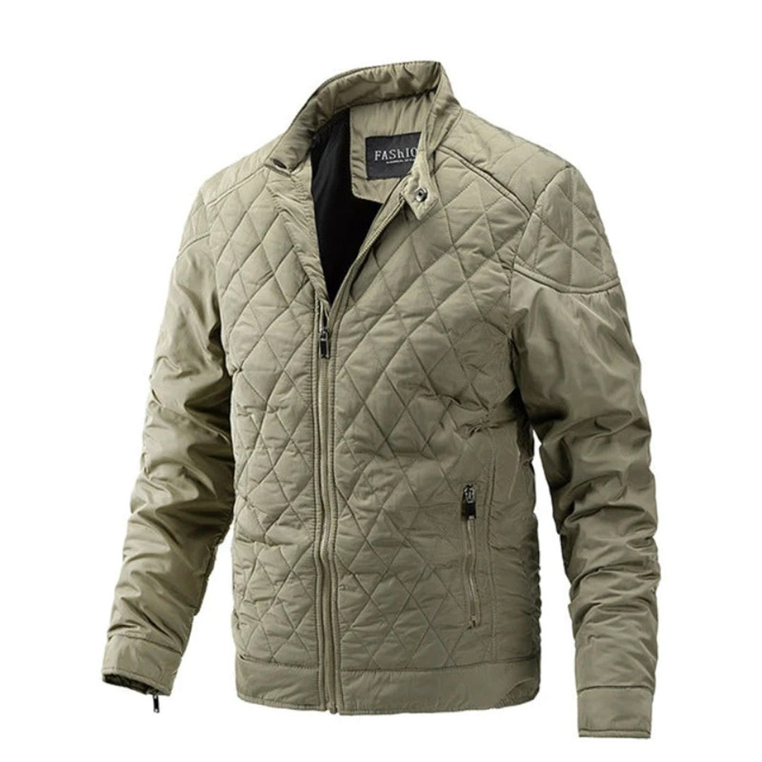 Men's Puffer Jacket - Lightweight Quilted Design - Insulated Warmth - Zipper Closure - Casual Everyday Wear