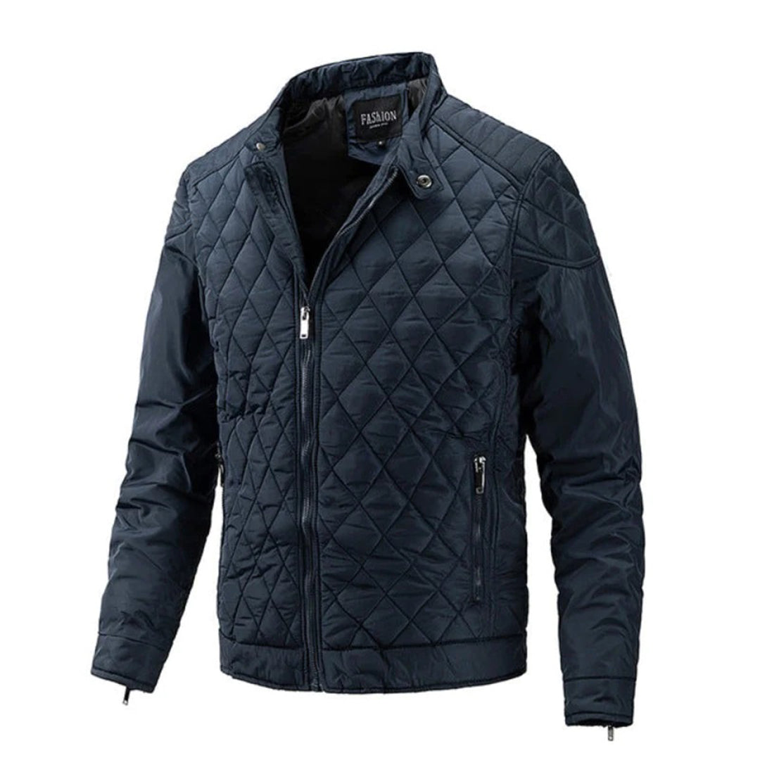 Men's Puffer Jacket - Lightweight Quilted Design - Insulated Warmth - Zipper Closure - Casual Everyday Wear
