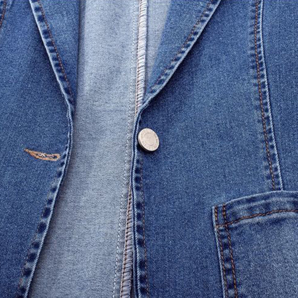 Tailored fit denim blazer for women