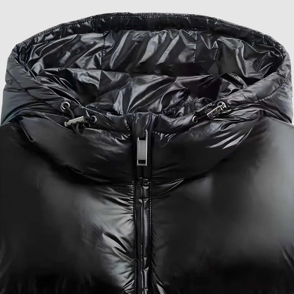 Men’s Puffer Jacket – Relaxed Fit – Quilted – Hooded – Lightweight Insulated