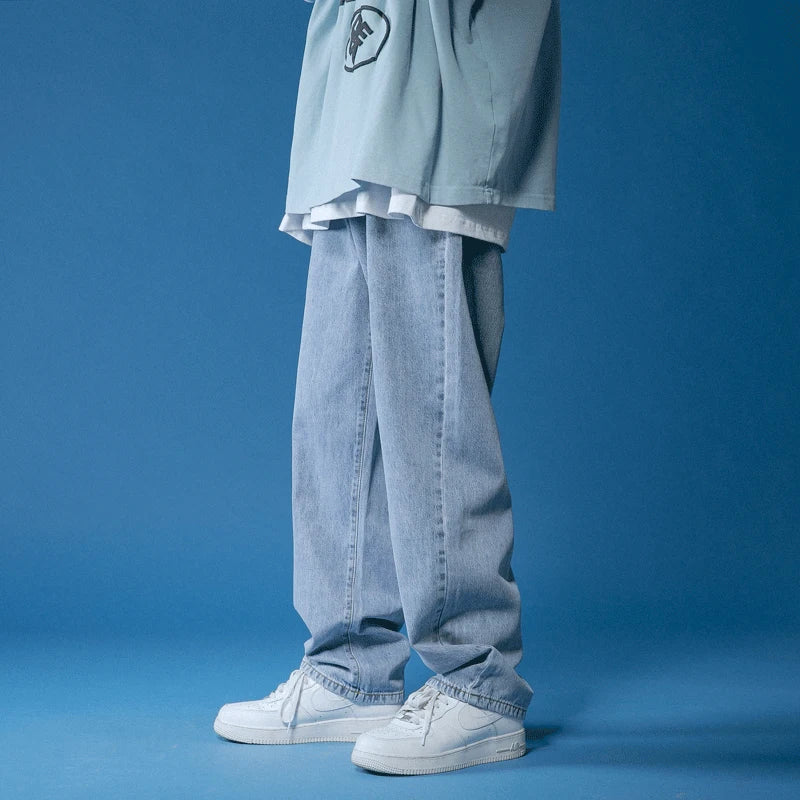Men's Baggy Jeans Streetwear Denim Pants