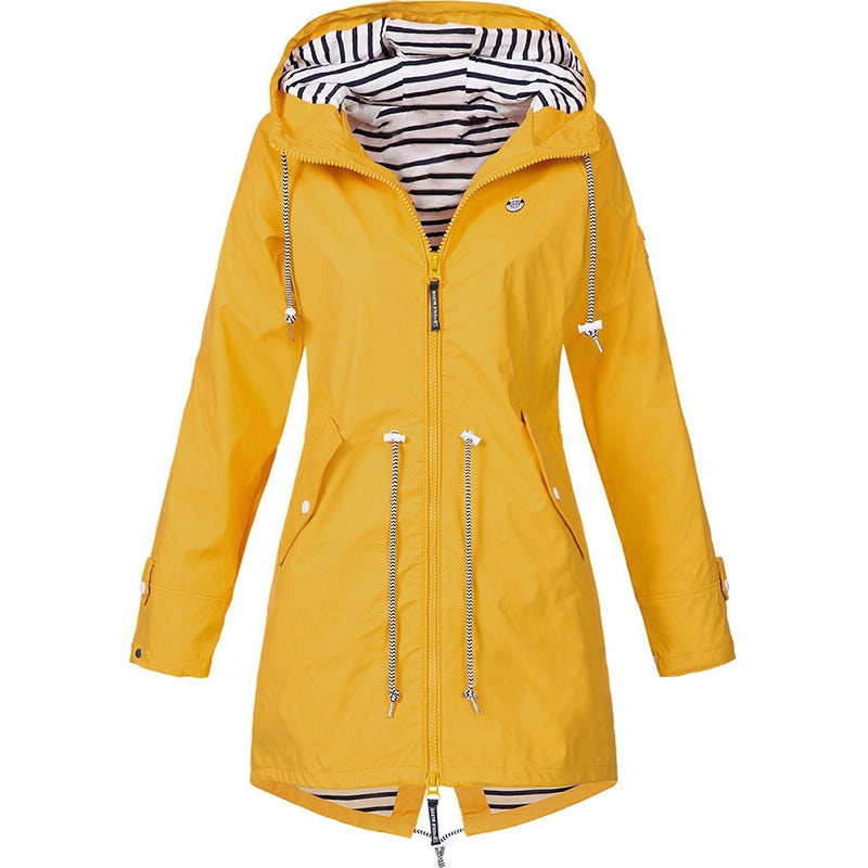 All-Season Waterproof Rain Jacket | Breathable Lightweight Outdoor Coat for Women