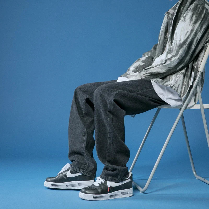 Men's Baggy Jeans Streetwear Denim Pants