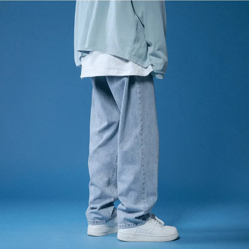 Men's Baggy Jeans Streetwear Denim Pants