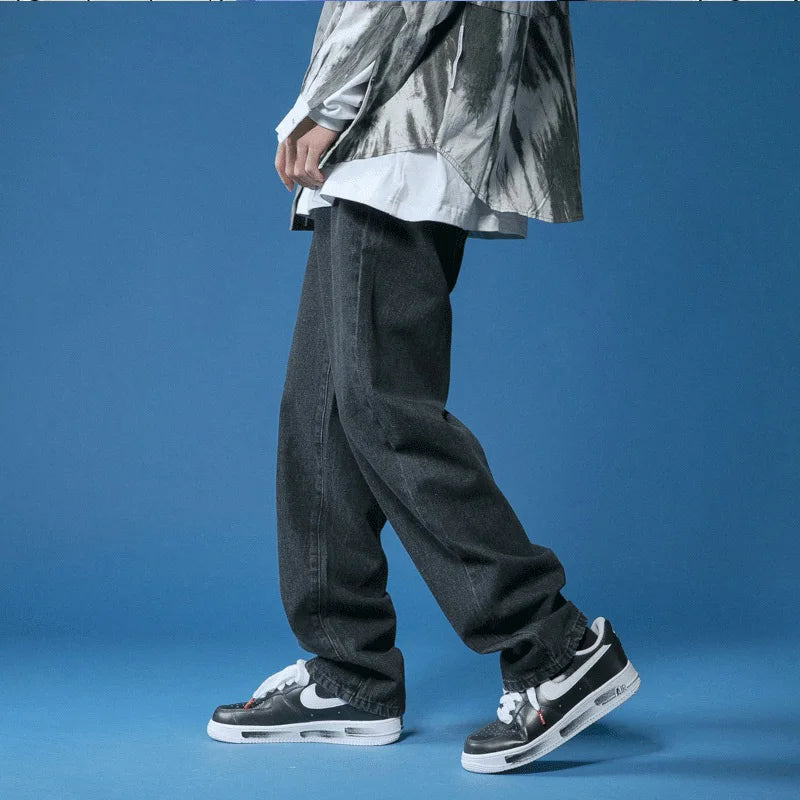 Men's Baggy Jeans Streetwear Denim Pants