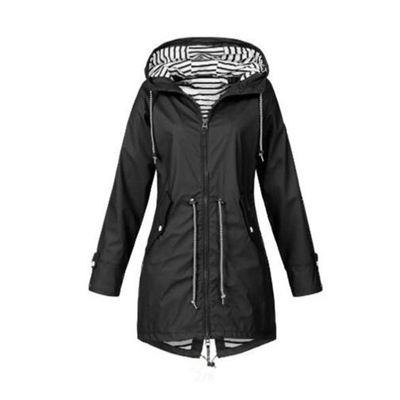 All-Season Waterproof Rain Jacket | Breathable Lightweight Outdoor Coat for Women