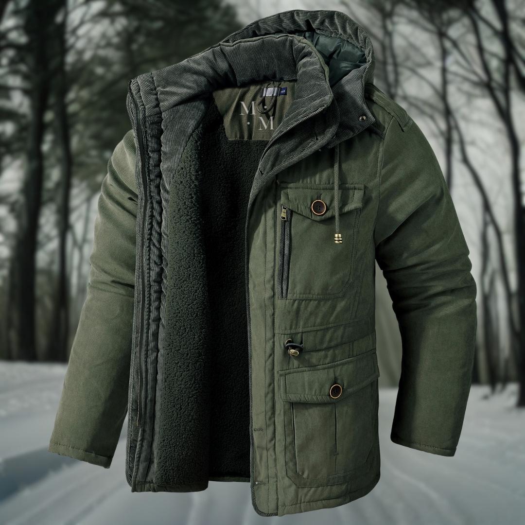 Men’s Hooded Jacket – Waterproof – Structured Fit – Outdoor Casual Layer
