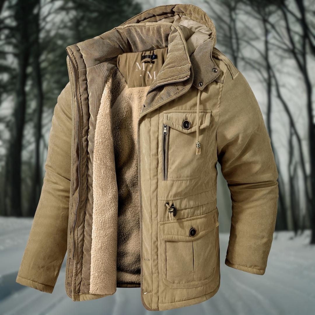 Men’s Hooded Jacket – Waterproof – Structured Fit – Outdoor Casual Layer